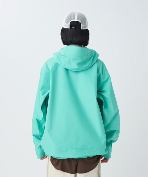 Snow Peak（スノーピーク）の「Snow Peak / GORE-TEX Rain Jacket レインジャケット（マウンテンパーカー・メンズ・ライトグリーン/グレイッシュベージュ/ブラック・XL/L/M/S）」の9枚目の写真