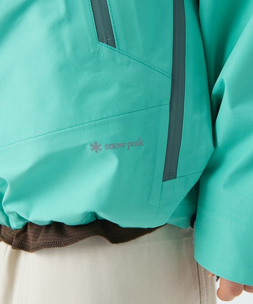 Snow Peak（スノーピーク）の「Snow Peak / GORE-TEX Rain Jacket レインジャケット（マウンテンパーカー・メンズ・ライトグリーン/グレイッシュベージュ/ブラック・XL/L/M/S）」の16枚目の写真