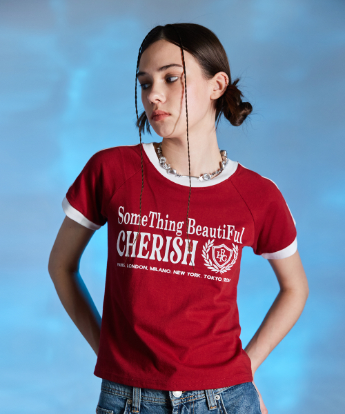 LARTIGENT(ラーティゼン)の「L10 CHERISH TRACK T-SHIRT(RED)(Tシャツ/カットソー・レディース・その他・FREE)」の3枚目の写真