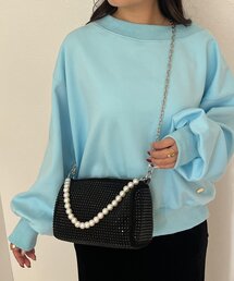 prose verse | 【2way】パールハンドルラインストーンショルダーバッグ(ショルダーバッグ)