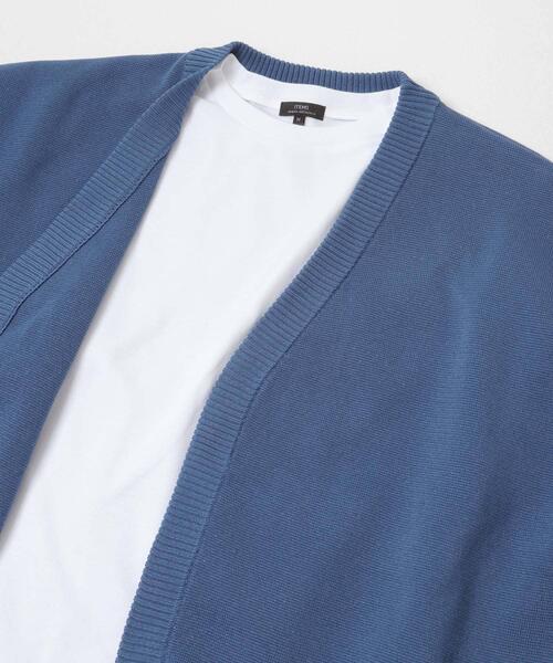 ITEMS URBANRESEARCH(アイテムズ アーバンリサーチ)の「『洗濯可/抗菌/防臭/UVカット』高機能リブニットカーディガン+インナー セット(ニット/セーター・メンズ・ブラック/ベージュ/ブルー/グレー・LARGE/MEDIUM)」の18枚目の写真
