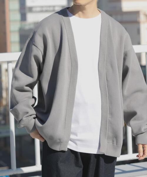 ITEMS URBANRESEARCH（アイテムズ アーバンリサーチ）の「『洗濯可/抗菌/防臭/UVカット』高機能リブニットカーディガン+インナー セット（ニット/セーター・メンズ・ブラック/ベージュ/ブルー/グレー・LARGE/MEDIUM）」の14枚目の写真