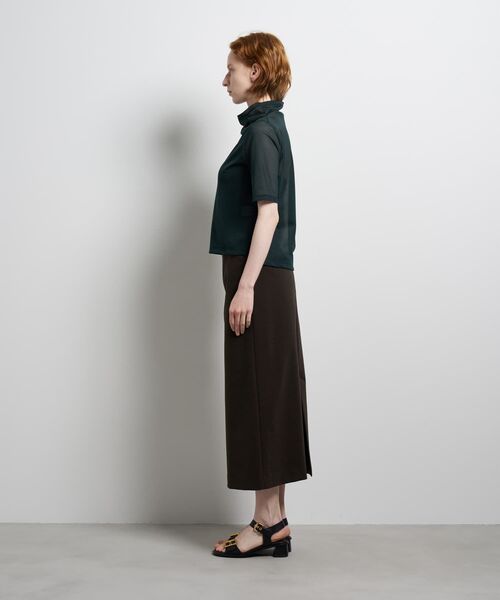 LANVIN en Bleu（ランバンオンブルー）の「シアーハーフスリーブカットソー（Tシャツ/カットソー・レディース・オフホワイト/ブルー・38）」の6枚目の写真