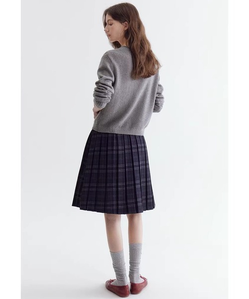 Fano Studios（ファノ ストゥディオズ）の「ハート柄アーガイル ニットカーディガン FC26S090【Fano Studios】【2026SS】（カーディガン/ボレロ・レディース・グレー・S/M/L）」の4枚目の写真