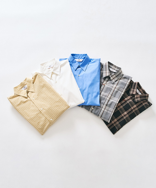 417 EDIFICE(フォーワンセブンエディフィス)の「LE JAPON ATELIER Akita Regularシャツ(シャツ/ブラウス・メンズ・イエロー/サックスブルー/ホワイト・X-SMALL/SMALL/MEDIUM/LARGE)」の9枚目の写真