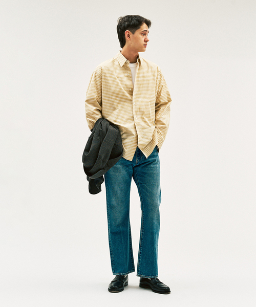 417 EDIFICE(フォーワンセブンエディフィス)の「LE JAPON ATELIER Akita Regularシャツ(シャツ/ブラウス・メンズ・イエロー/サックスブルー/ホワイト・X-SMALL/SMALL/MEDIUM/LARGE)」の12枚目の写真