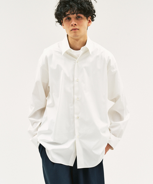 417 EDIFICE(フォーワンセブンエディフィス)の「LE JAPON ATELIER Akita Regularシャツ(シャツ/ブラウス・メンズ・イエロー/サックスブルー/ホワイト・X-SMALL/SMALL/MEDIUM/LARGE)」の16枚目の写真