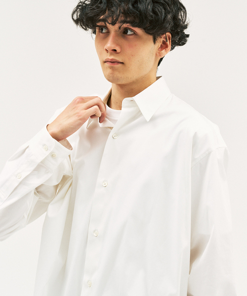 417 EDIFICE(フォーワンセブンエディフィス)の「LE JAPON ATELIER Akita Regularシャツ(シャツ/ブラウス・メンズ・イエロー/サックスブルー/ホワイト・X-SMALL/SMALL/MEDIUM/LARGE)」の19枚目の写真