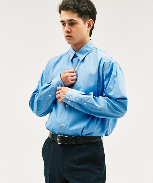 417 EDIFICE（フォーワンセブンエディフィス）の「LE JAPON ATELIER Akita | レギュラーシャツ（シャツ/ブラウス・メンズ・イエロー/サックスブルー/ホワイト/グレー/ブラック系その他・X-SMALL/SMALL/MEDIUM/LARGE）」の6枚目の写真