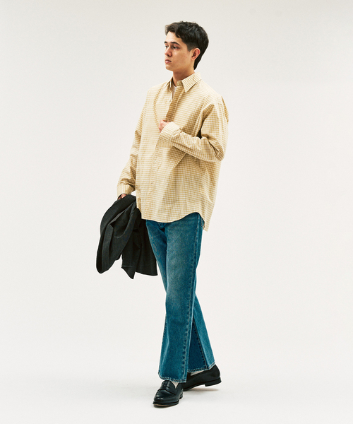 417 EDIFICE（フォーワンセブンエディフィス）の「LE JAPON ATELIER Akita | レギュラーシャツ（シャツ/ブラウス・メンズ・イエロー/サックスブルー/ホワイト/グレー/ブラック系その他・X-SMALL/SMALL/MEDIUM/LARGE）」の13枚目の写真