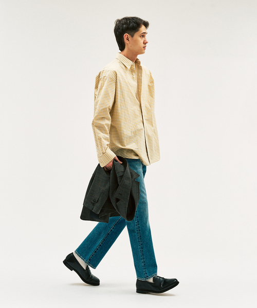 417 EDIFICE（フォーワンセブンエディフィス）の「LE JAPON ATELIER Akita | レギュラーシャツ（シャツ/ブラウス・メンズ・イエロー/サックスブルー/ホワイト/グレー/ブラック系その他・X-SMALL/SMALL/MEDIUM/LARGE）」の14枚目の写真