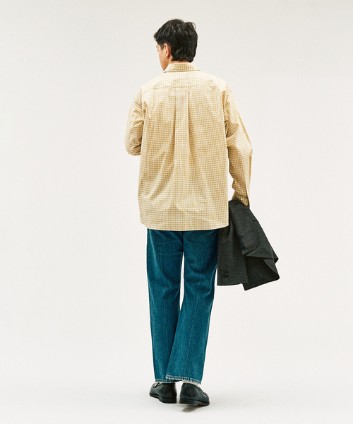 417 EDIFICE（フォーワンセブンエディフィス）の「LE JAPON ATELIER Akita | レギュラーシャツ（シャツ/ブラウス・メンズ・イエロー/サックスブルー/ホワイト/グレー/ブラック系その他・X-SMALL/SMALL/MEDIUM/LARGE）」の15枚目の写真