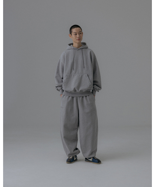 ANGLAN(アングラン)の「Heavyweight Classic Jogger Pants - Melange Grey(スウェットパンツ・メンズ・その他・1/2)」の3枚目の写真