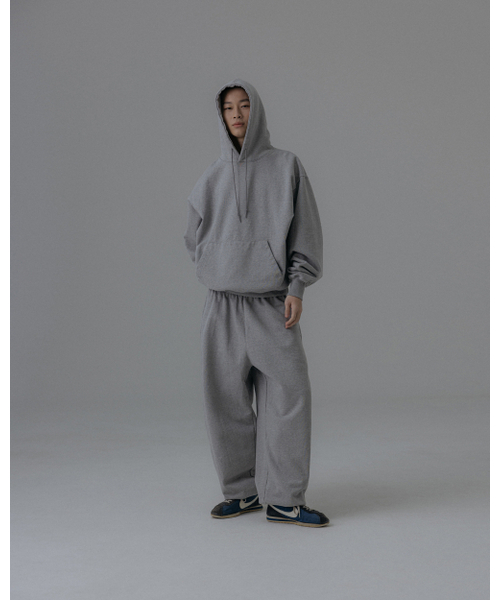 ANGLAN(アングラン)の「Heavyweight Classic Jogger Pants - Melange Grey(スウェットパンツ・メンズ・その他・1/2)」の5枚目の写真