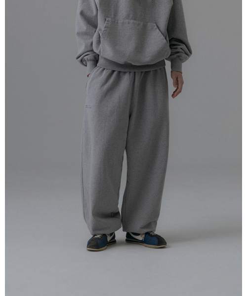 ANGLAN(アングラン)の「Heavyweight Classic Jogger Pants - Melange Grey(スウェットパンツ・メンズ・その他・1/2)」の6枚目の写真