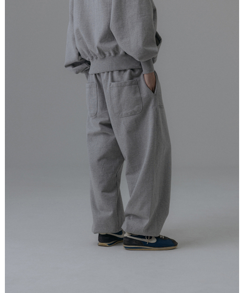 ANGLAN(アングラン)の「Heavyweight Classic Jogger Pants - Melange Grey(スウェットパンツ・メンズ・その他・1/2)」の7枚目の写真