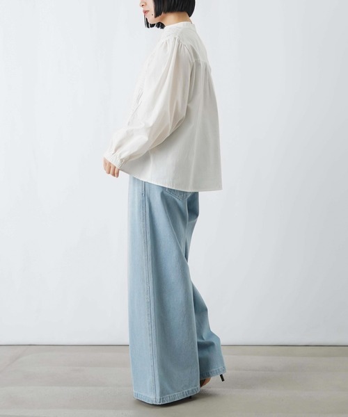 LUCA/LADY LUCK LUCA(ルカ/レディラックルカ)の「LC/LLL シャーリングブラウス(シャツ/ブラウス・レディース・オフホワイト・FREE)」の4枚目の写真