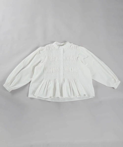 LUCA/LADY LUCK LUCA(ルカ/レディラックルカ)の「LC/LLL シャーリングブラウス(シャツ/ブラウス・レディース・オフホワイト・FREE)」の11枚目の写真