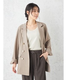 金ボタン」に該当するジャケット/アウター（ベージュ系）ファッション