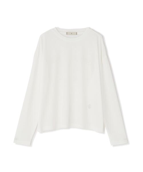 N.（N. Natural Beauty Basic）（エヌエヌナチュラルビューティーベーシック）の「スラブ天竺カットソー長袖（Tシャツ/カットソー・レディース・ピンク/ブルー/オフホワイト・ﾌﾘ-）」の18枚目の写真