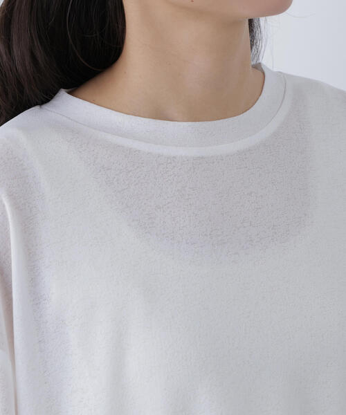 N.（N. Natural Beauty Basic）（エヌエヌナチュラルビューティーベーシック）の「スラブ天竺カットソー長袖（Tシャツ/カットソー・レディース・ピンク/ブルー/オフホワイト・ﾌﾘ-）」の17枚目の写真