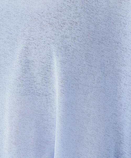 N.（N. Natural Beauty Basic）（エヌエヌナチュラルビューティーベーシック）の「スラブ天竺カットソー長袖（Tシャツ/カットソー・レディース・ピンク/ブルー/オフホワイト・ﾌﾘ-）」の4枚目の写真