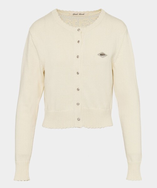 tanakadaisuke（タナカダイスケ）の「【tanakadaisuke/タナカダイスケ】Cupid in HEAVEN crochet knit cardigan/キューピッドインヘブンクロシェニットカーディガン（カーディガン/ボレロ・レディース・ブラック/アイボリー・FREE）」の21枚目の写真