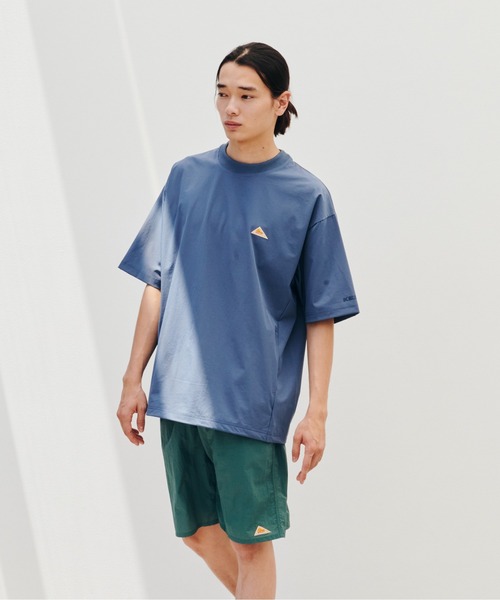 KELTY(ケルティ)の「KELTY/ケルティ ラッシュ ルーズフィット コンフォート S/S Tシャツ ストレッチ 秋 秋服 2026年秋冬(Tシャツ/カットソー・メンズ・ブラック/チャコール/ベージュ/ブルー・M/L/XL)」の5枚目の写真