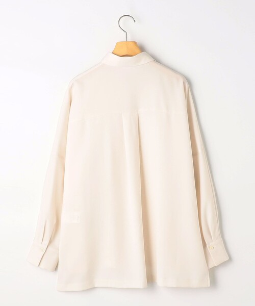 NOLLEY’S Sophi(ノーリーズソフィ)の「NEW morisachi《セットアップ対応》ウォッシャブルストレッチツイルドルマンシャツ(シャツ/ブラウス・レディース・オフホワイト/ネイビー・38)」の22枚目の写真