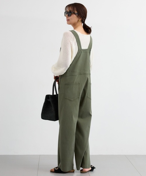 BARNYARDSTORM(バンヤードストーム)の「BARNYARDSTORM / キレイめサロペット【JAPAN FABRIC】(サロペット/オーバーオール・レディース・カーキ/ブラック・M/S)」の20枚目の写真