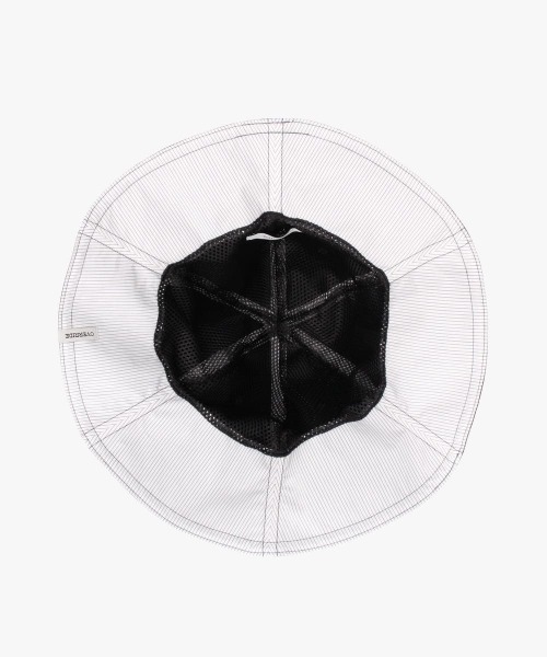 OVERRIDE（オーバーライド）の「OVERRIDE  STRIPES LT TULIP SGP / オーバーライド（ハット・レディース・ダークグレー/ベージュ/ブルー・57~59cm）」の6枚目の写真