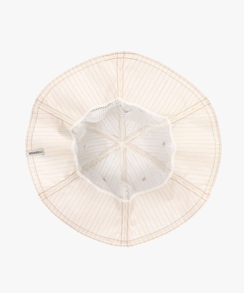 OVERRIDE（オーバーライド）の「OVERRIDE  STRIPES LT TULIP SGP / オーバーライド（ハット・レディース・ダークグレー/ベージュ/ブルー・57~59cm）」の10枚目の写真
