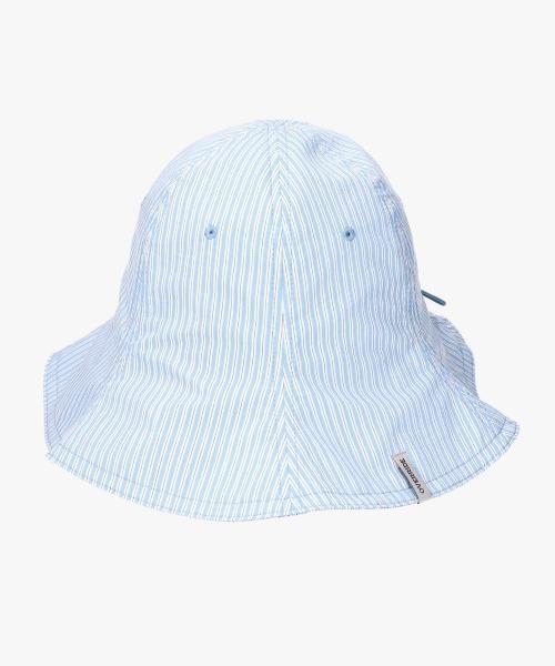 OVERRIDE（オーバーライド）の「OVERRIDE  STRIPES LT TULIP SGP / オーバーライド（ハット・レディース・ダークグレー/ベージュ/ブルー・57~59cm）」の14枚目の写真