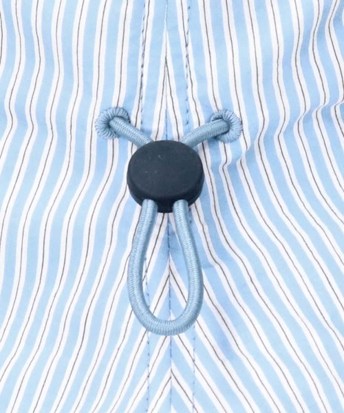 OVERRIDE（オーバーライド）の「OVERRIDE  STRIPES LT TULIP SGP / オーバーライド（ハット・レディース・ダークグレー/ベージュ/ブルー・57~59cm）」の21枚目の写真