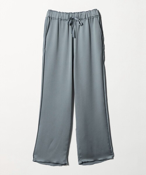 AEWEN MATOPH（イウエン マトフ）の「＜AEWEN MATOPH＞サテンメローイージーパンツ ‐ ウォッシャブル ‐（その他パンツ・レディース・ライトブルー/ブラック/ベージュ・38/36/34）」の9枚目の写真