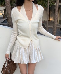 ホルターネックカーディガン 冬服