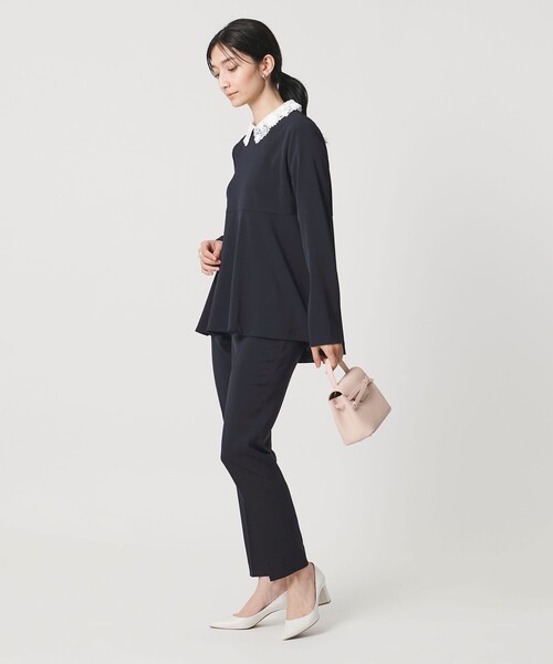 UNITED ARROWS（ユナイテッドアローズ）の「FEEL CLEAN スリム パンツ ‐防しわ ストレッチ UVカット‐（スラックス・レディース・ブラック/ネイビー・34/40/36/38）」の14枚目の写真