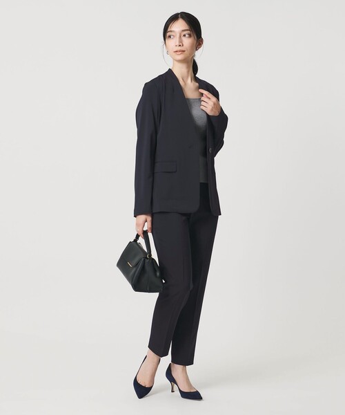 UNITED ARROWS（ユナイテッドアローズ）の「FEEL CLEAN スリム パンツ ‐防しわ ストレッチ UVカット‐（スラックス・レディース・ブラック/ネイビー・34/40/36/38）」の17枚目の写真