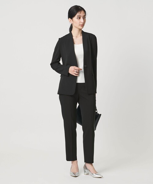 UNITED ARROWS（ユナイテッドアローズ）の「FEEL CLEAN スリム パンツ ‐防しわ ストレッチ UVカット‐（スラックス・レディース・ブラック/ネイビー・34/40/36/38）」の20枚目の写真