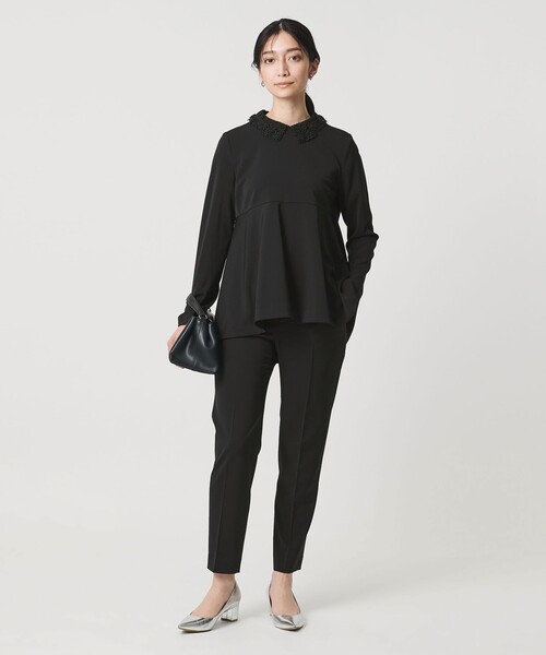 UNITED ARROWS（ユナイテッドアローズ）の「FEEL CLEAN スリム パンツ ‐防しわ ストレッチ UVカット‐（スラックス・レディース・ブラック/ネイビー・34/40/36/38）」の21枚目の写真