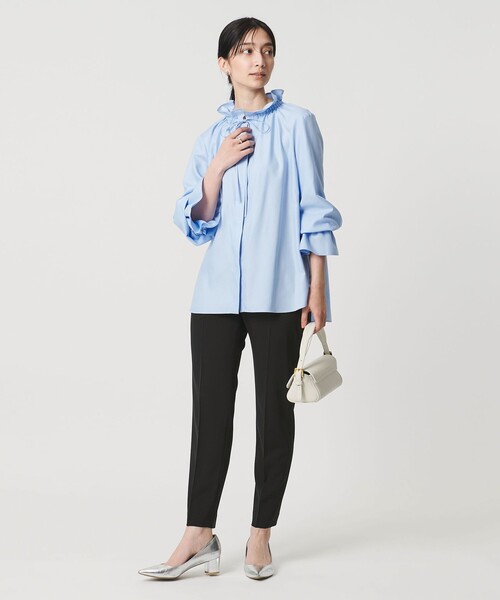 UNITED ARROWS(ユナイテッドアローズ)の「FEEL CLEAN スリム パンツ ‐防しわ ストレッチ UVカット‐(スラックス・レディース・ブラック/ネイビー・34/40/36/38)」の13枚目の写真