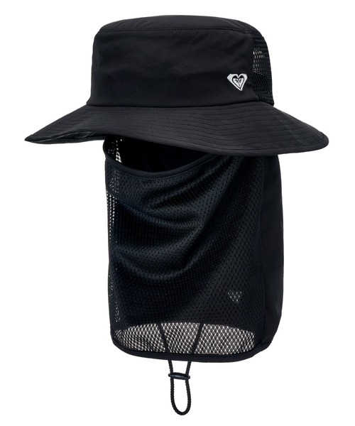 ROXY(ロキシー)の「ROXY ウィメンズ WR UV WATER FACE MASK HAT サーフハット 【2026年春夏モデル】/ロキシー撥水UVCUT帽子(ハット・レディース・ブラック/ベージュ/グリーン・FREE)」の2枚目の写真