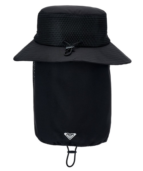 ROXY(ロキシー)の「ROXY ウィメンズ WR UV WATER FACE MASK HAT サーフハット 【2026年春夏モデル】/ロキシー撥水UVCUT帽子(ハット・レディース・ブラック/ベージュ/グリーン・FREE)」の4枚目の写真