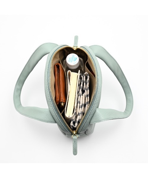 CLEDRAN(クレドラン)の「【イタリーレザー】CL3979 SOU CIRCLE BAG(トートバッグ・レディース・ミント/スモークピンク/グレイッシュベージュ/ブラック・FREE)」の10枚目の写真