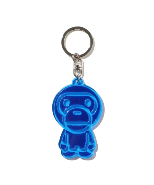 A BATHING APE(アベイシングエイプ)の「BABY MILO REFLECTIVE KEYCHAIN(キーホルダー・メンズ・ブルー/ピンク/ホワイト/イエロー・FREE)」の3枚目の写真