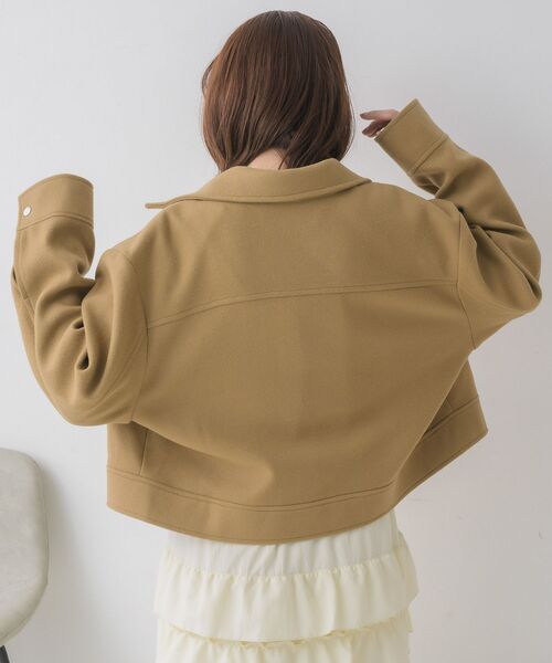 RETRO GIRL(レトロガール)の「FウールショートJK(その他アウター・レディース・ライトグレー/ブラウン/ナチュラル・FREE)」の14枚目の写真