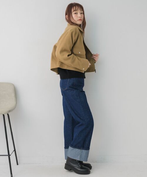 RETRO GIRL(レトロガール)の「FウールショートJK(その他アウター・レディース・ライトグレー/ブラウン/ナチュラル・FREE)」の17枚目の写真