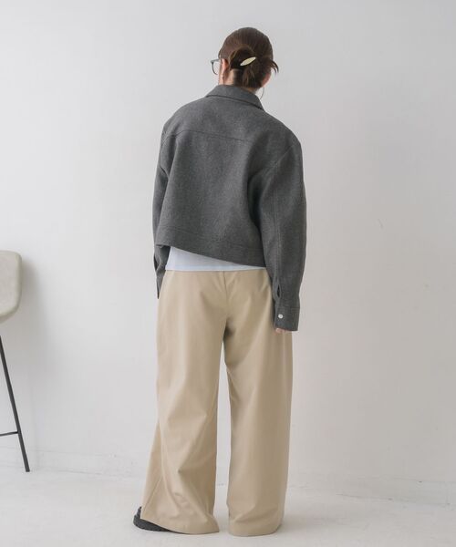 RETRO GIRL(レトロガール)の「FウールショートJK(その他アウター・レディース・ライトグレー/ブラウン/ナチュラル・FREE)」の22枚目の写真