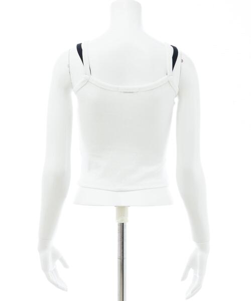 INGNI（イング）の「レイヤードリブキャミ（キャミソール・レディース・ホワイト×ブラック/グレー×ホワイト/ブラック×ホワイト・M）」の17枚目の写真