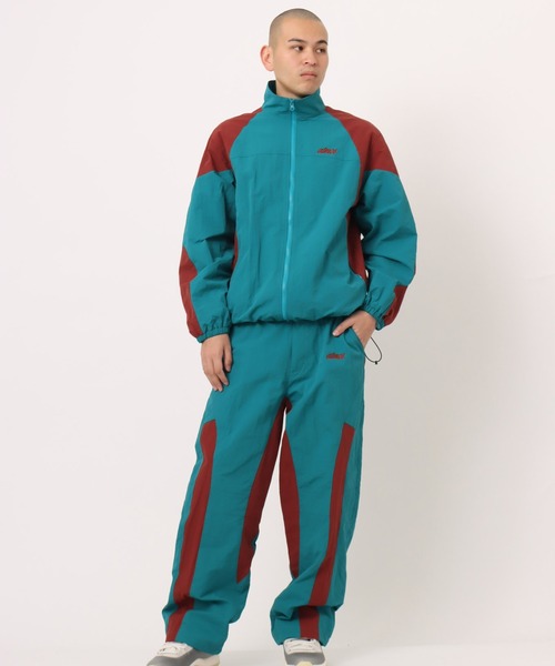 atmos（アトモス）の「atmos Bicolor Truck Jacket / アトモス バイカラー トラック ジャケット（ナイロンジャケット・メンズ・ベージュ/ブルー・M/L/XL）」の10枚目の写真